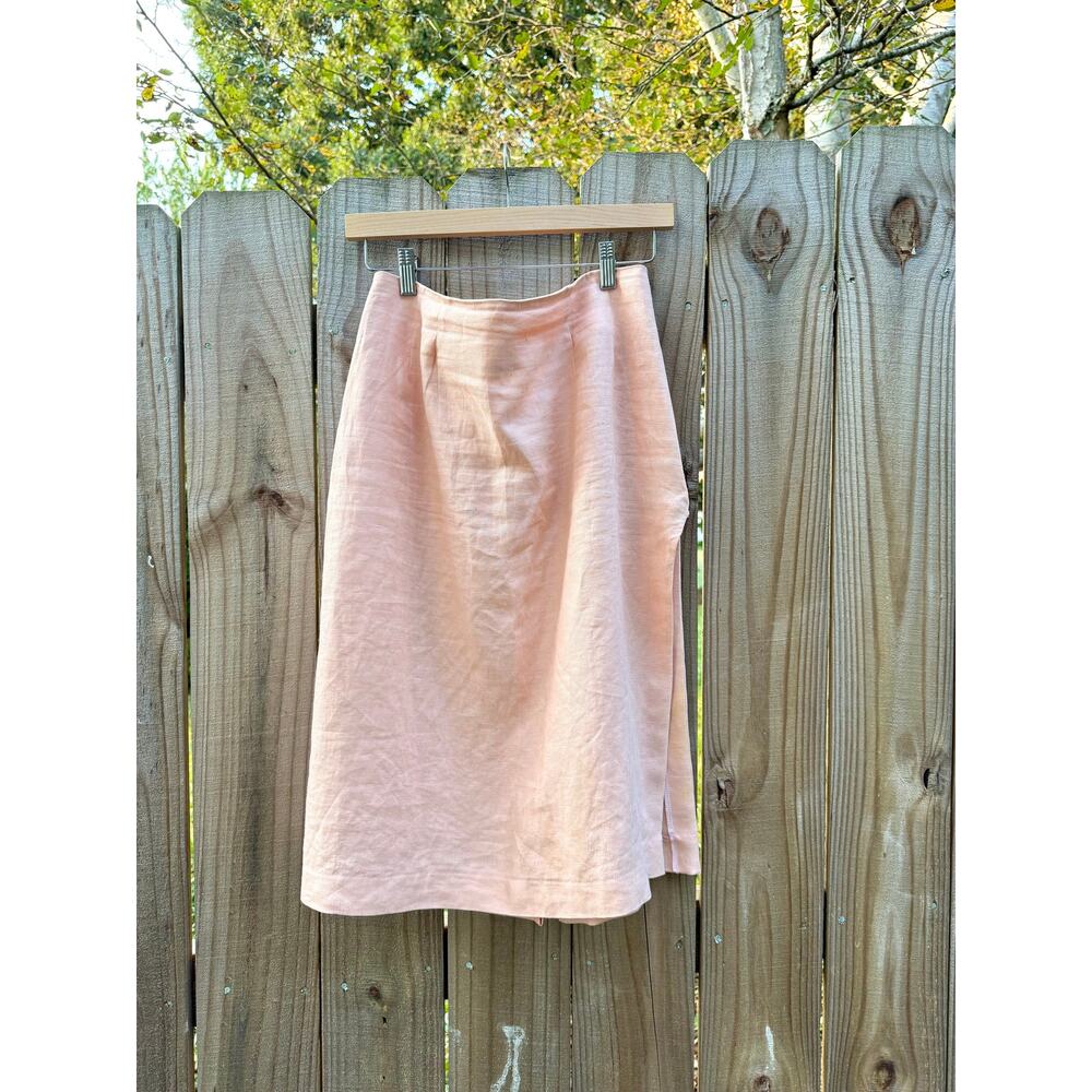 Sunday Honey Original Design — Linen High-Slit Skirt